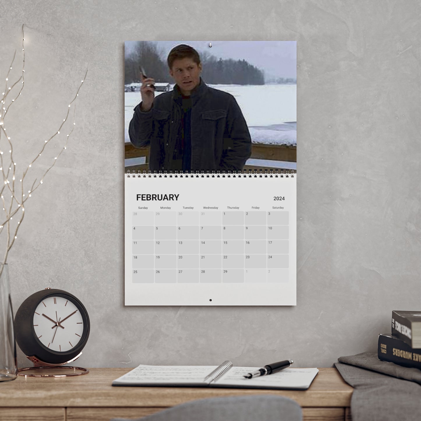 Dean Winchester Calendar (2024)