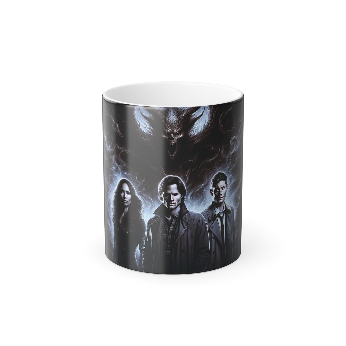 Demons Rise. Hunters Hunt... - - Color Morphing Mug, 11oz