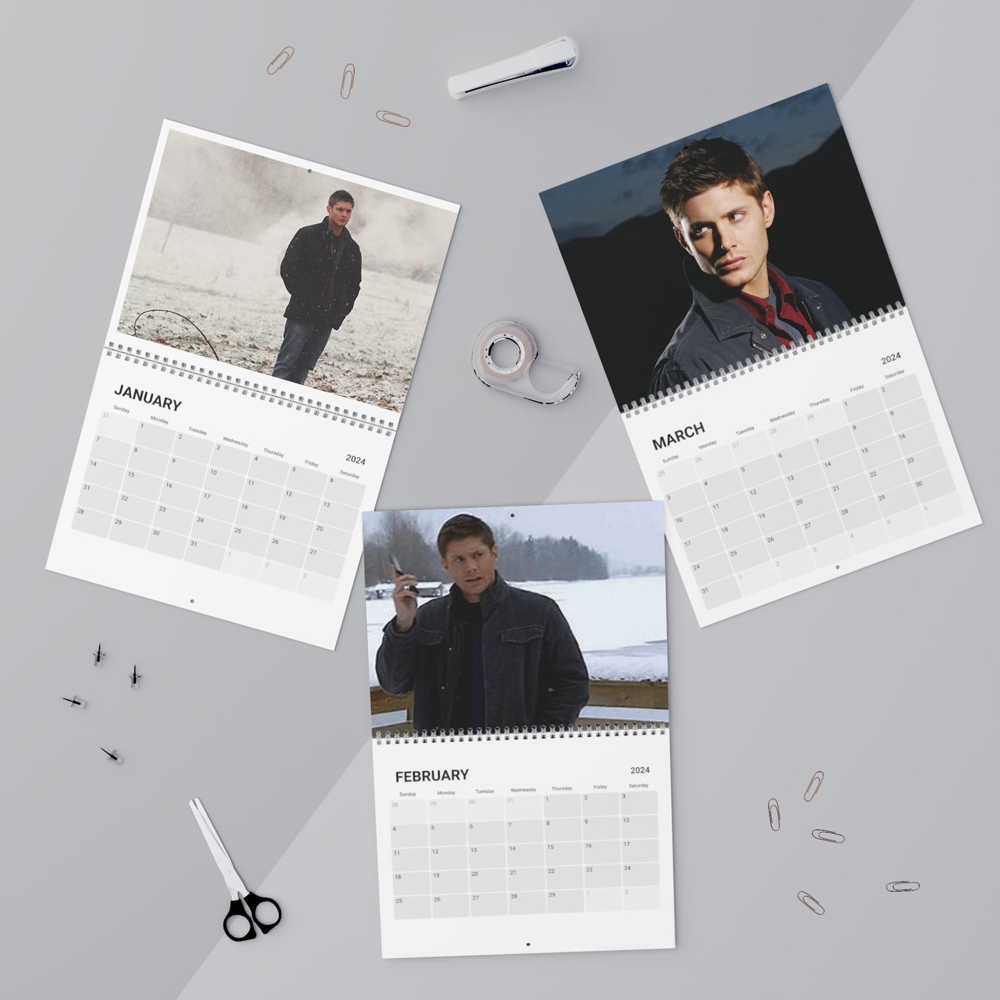 Dean Winchester Calendar (2024)