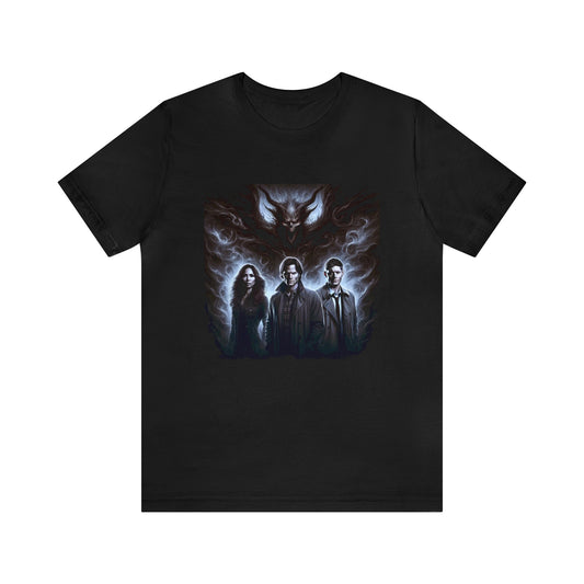 Unisex  Demons Rise. Hunters Hunt... - Short Sleeve Tee