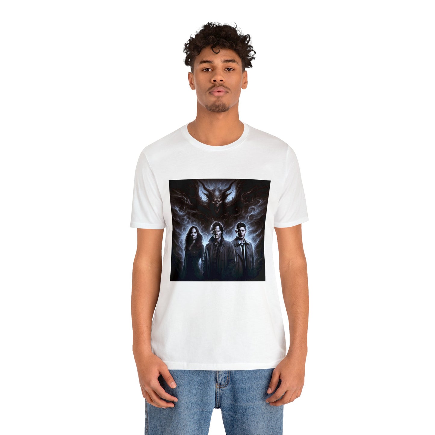 Unisex  Demons Rise. Hunters Hunt... - Short Sleeve Tee