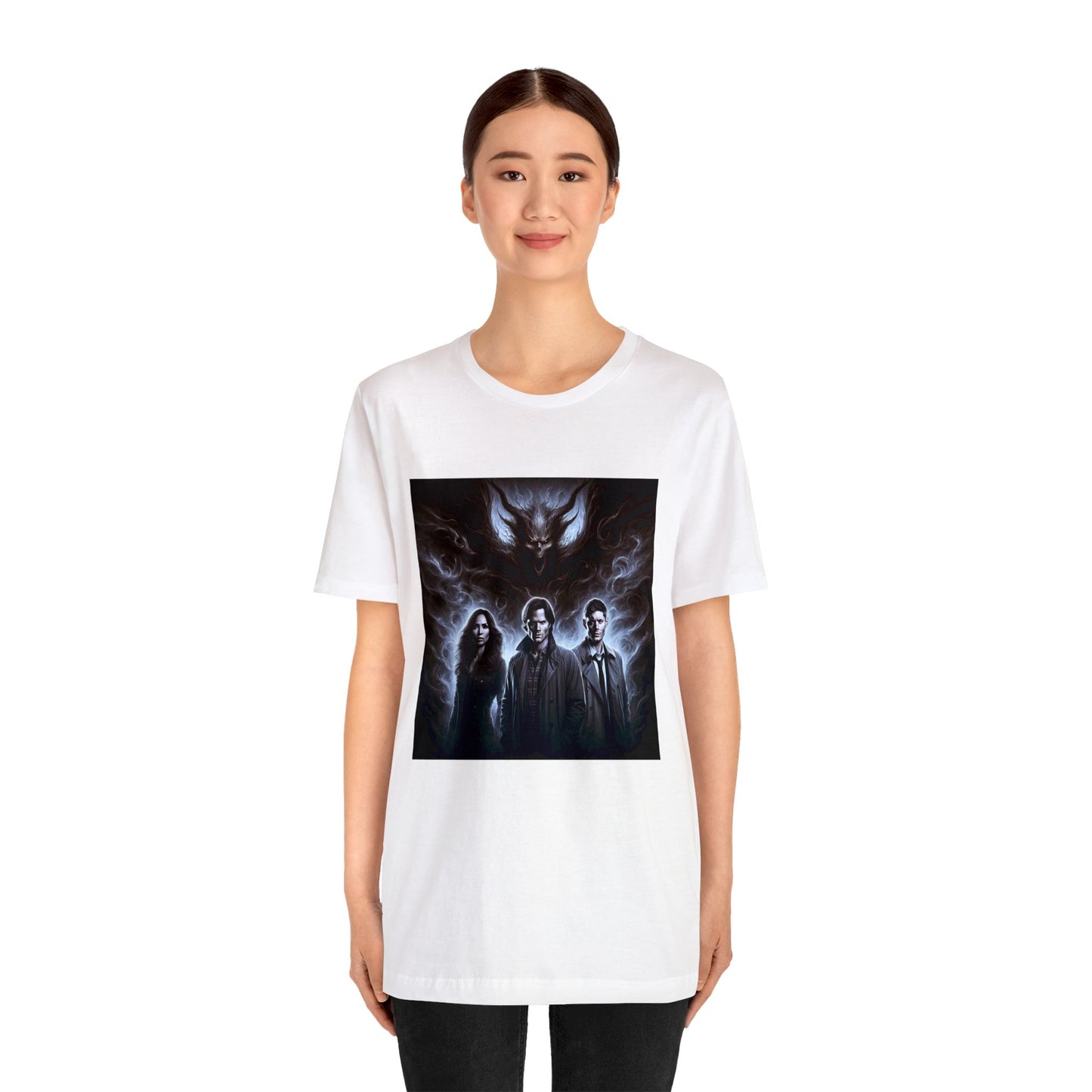 Unisex  Demons Rise. Hunters Hunt... - Short Sleeve Tee