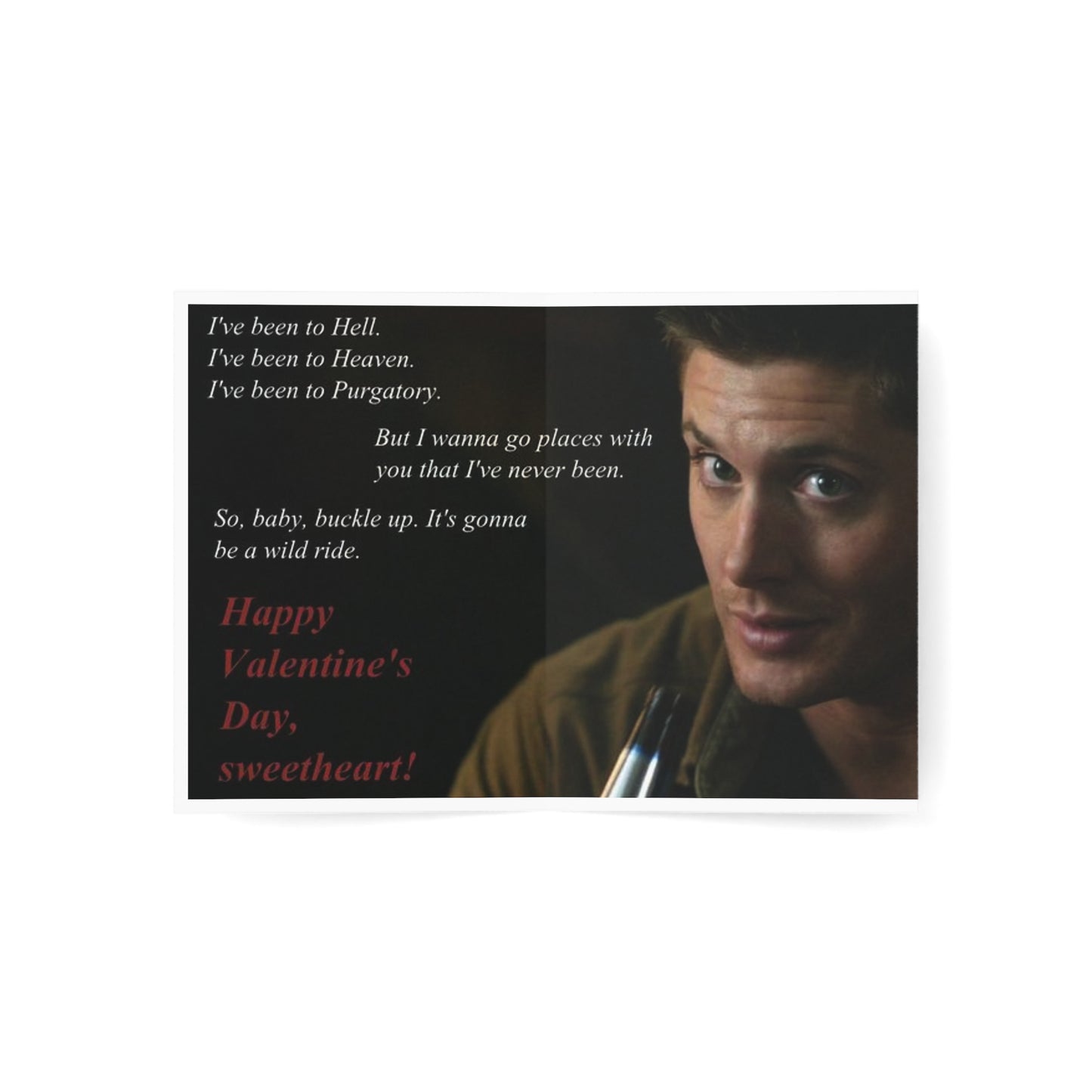 Happy Valentines Day, Love Dean - Valentines Day Card (1, 10, 30, and 50pcs)