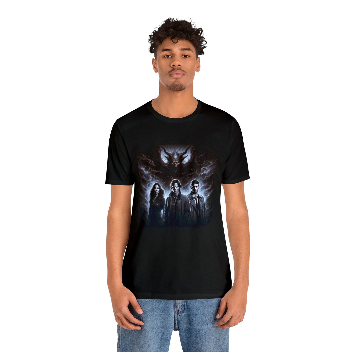 Unisex  Demons Rise. Hunters Hunt... - Short Sleeve Tee