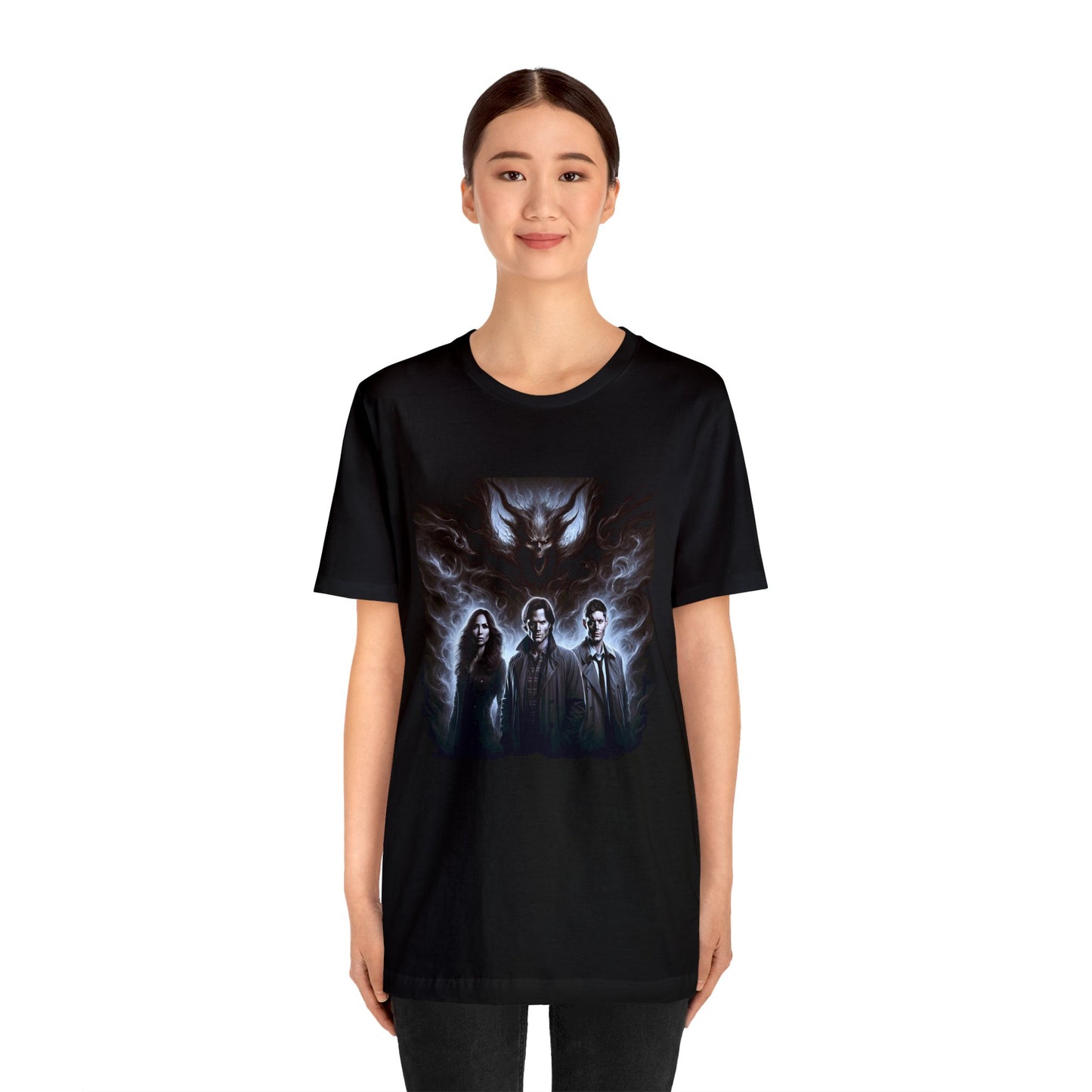 Unisex  Demons Rise. Hunters Hunt... - Short Sleeve Tee